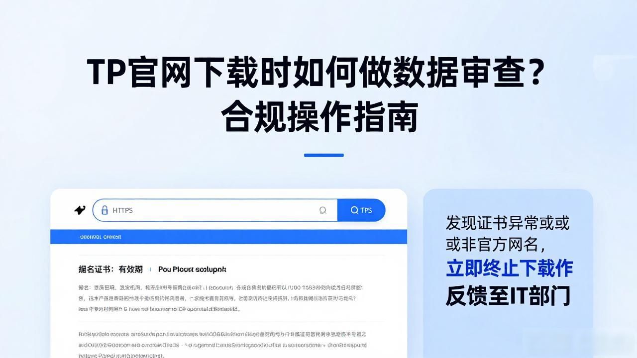 TP官网下载时如何做数据审查？合规操作指南