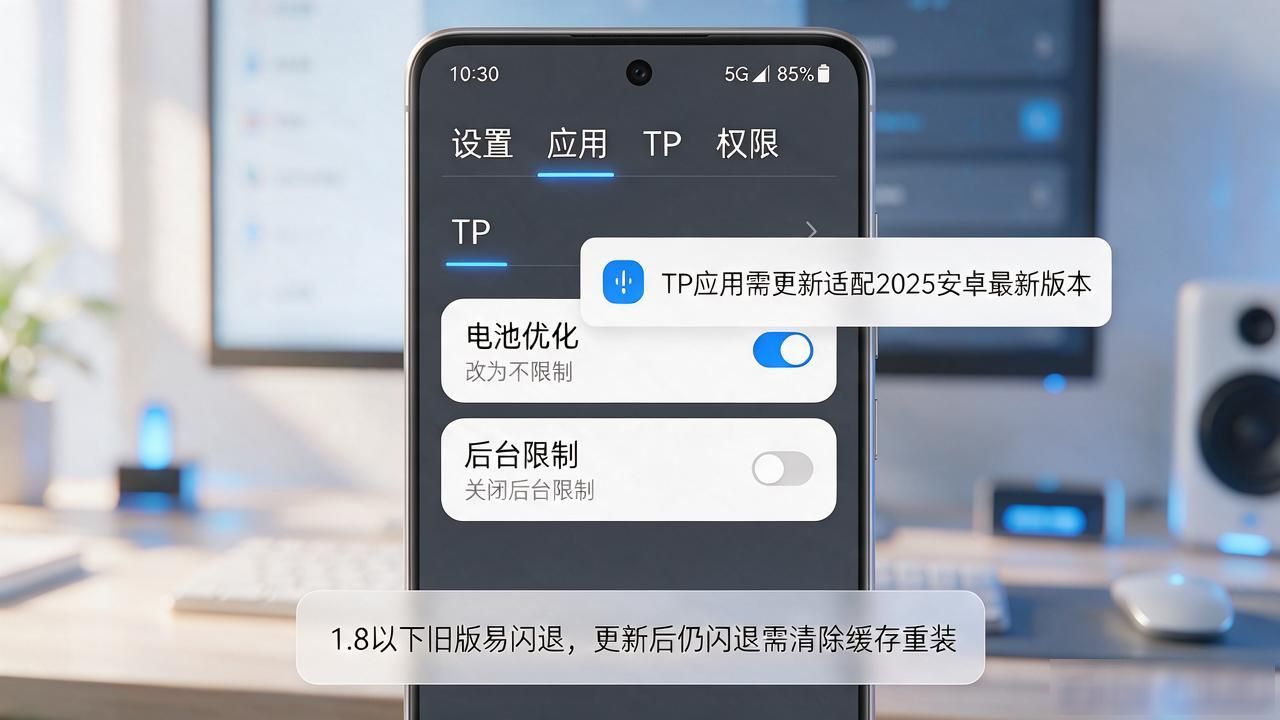 TP应用闪退、5G连不上？2025安卓兼容问题一次说清