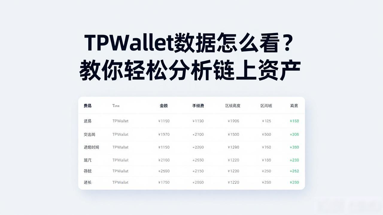 TPWallet数据怎么看?教你轻松分析链上资产
