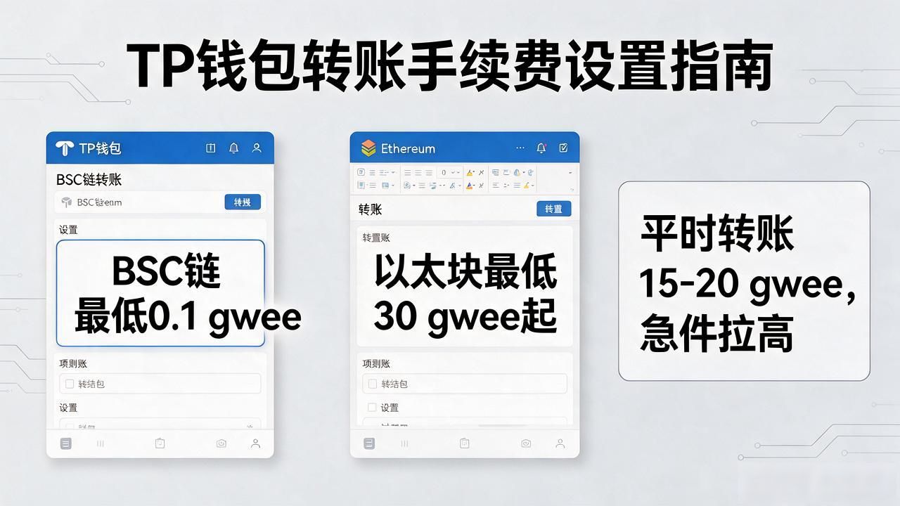 TP钱包转账太慢？跨链切换和手续费这样设，资金跑起来