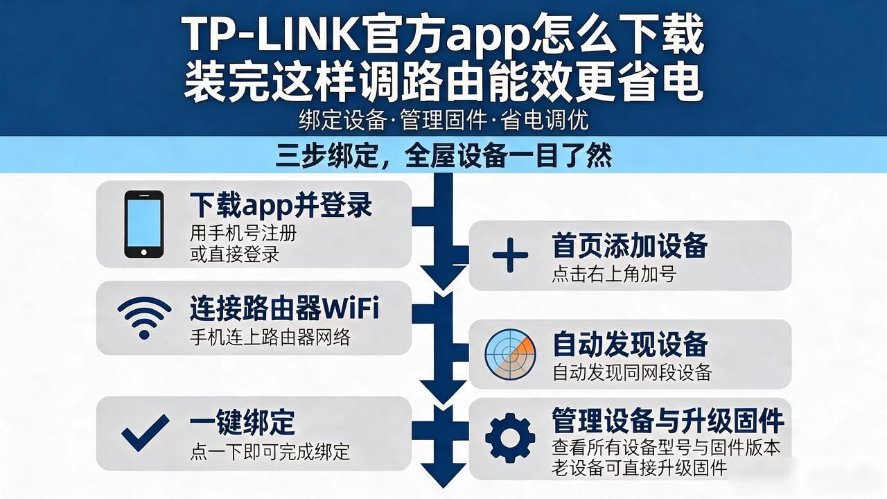 TP-LINK官方app怎么下载 装完这样调路由能效更省电