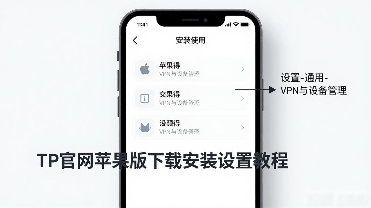 TP官网苹果版下载安装设置教程