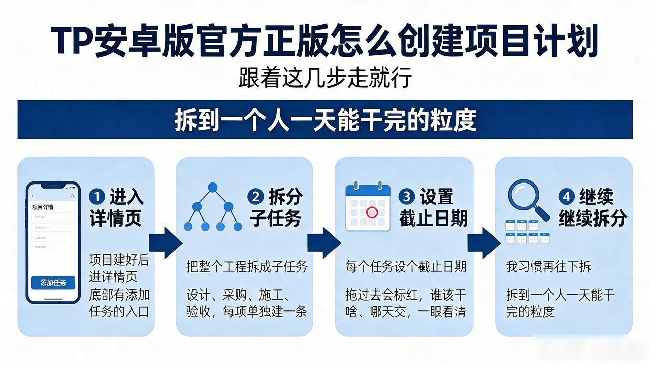TP安卓版官方正版怎么创建项目计划，跟着这几步走就行