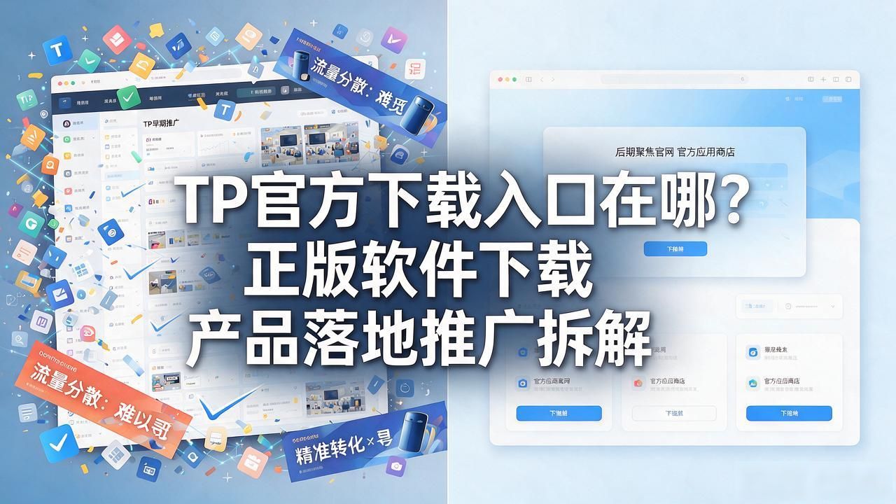 TP官方下载入口在哪？正版软件下载产品落地推广拆解