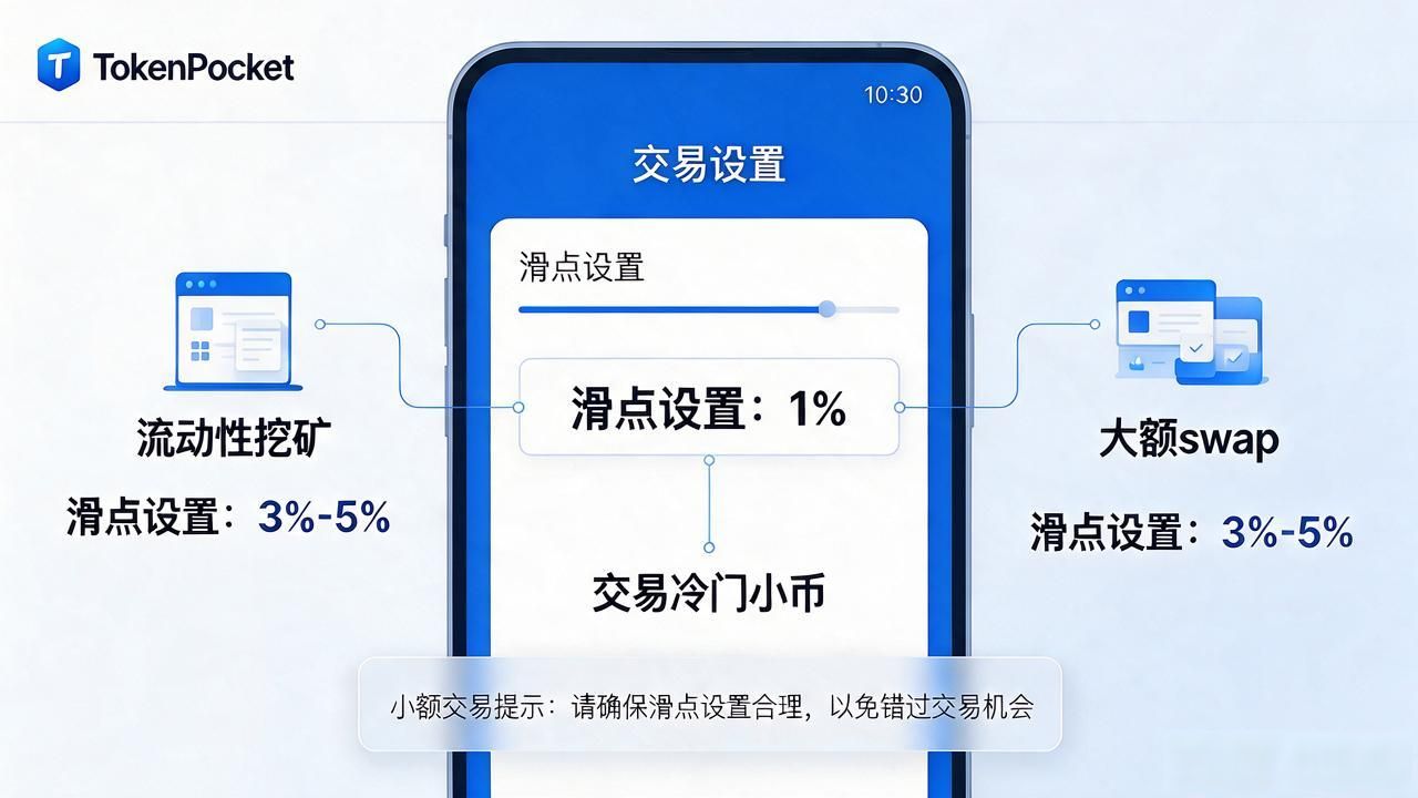 TokenPocket钱包下载后,交易参数和滑点怎么设置