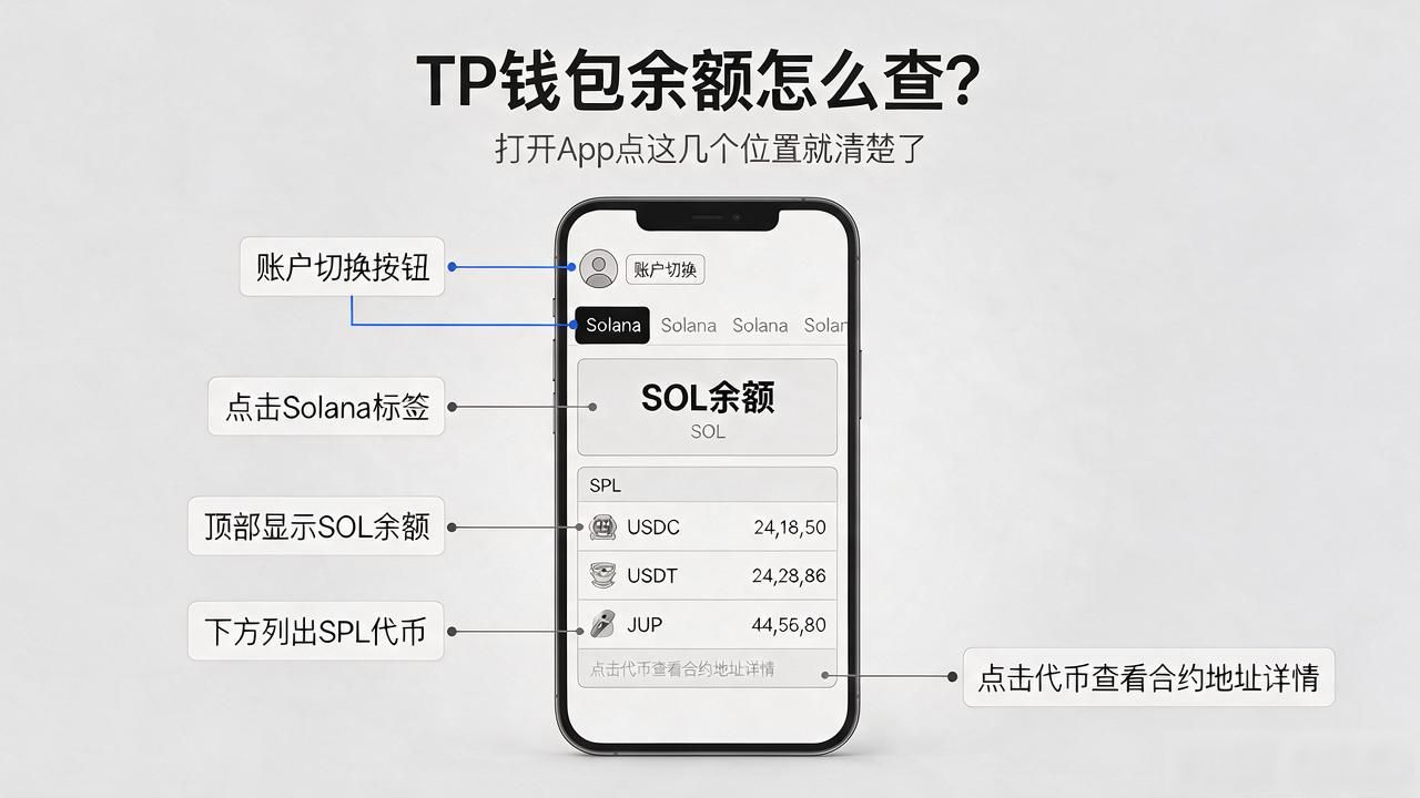 TP钱包余额怎么查?打开App点这几个位置就清楚了