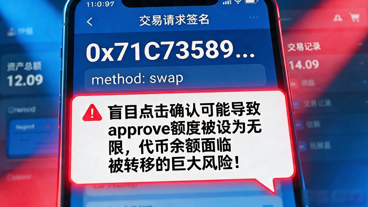 TP钱包连接DApp总弹请求签名，点确认到底签的是什么