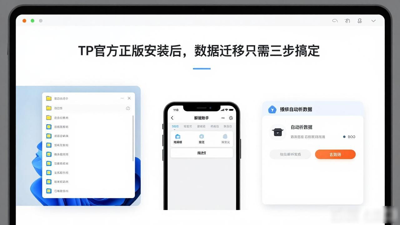 TP官方正版安装后，数据迁移只需三步搞定