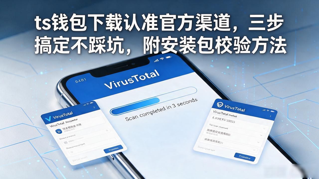 ts钱包下载认准官方渠道，三步搞定不踩坑，附安装包校验方法