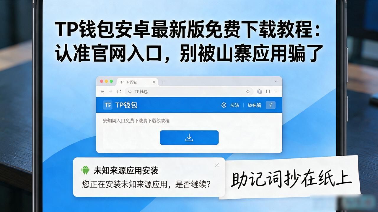 TP钱包安卓最新版免费下载教程：认准官网入口，别被山寨应用骗了