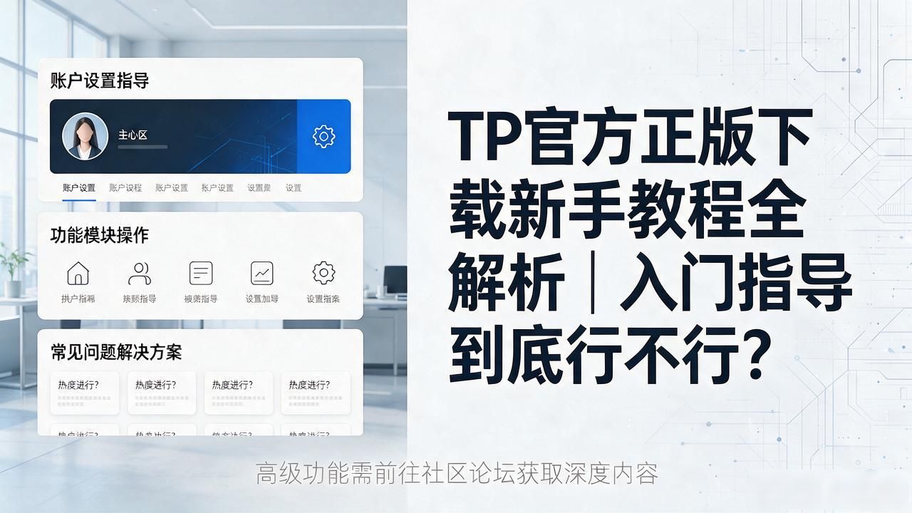 TP官方正版下载新手教程全解析｜入门指导到底行不行？