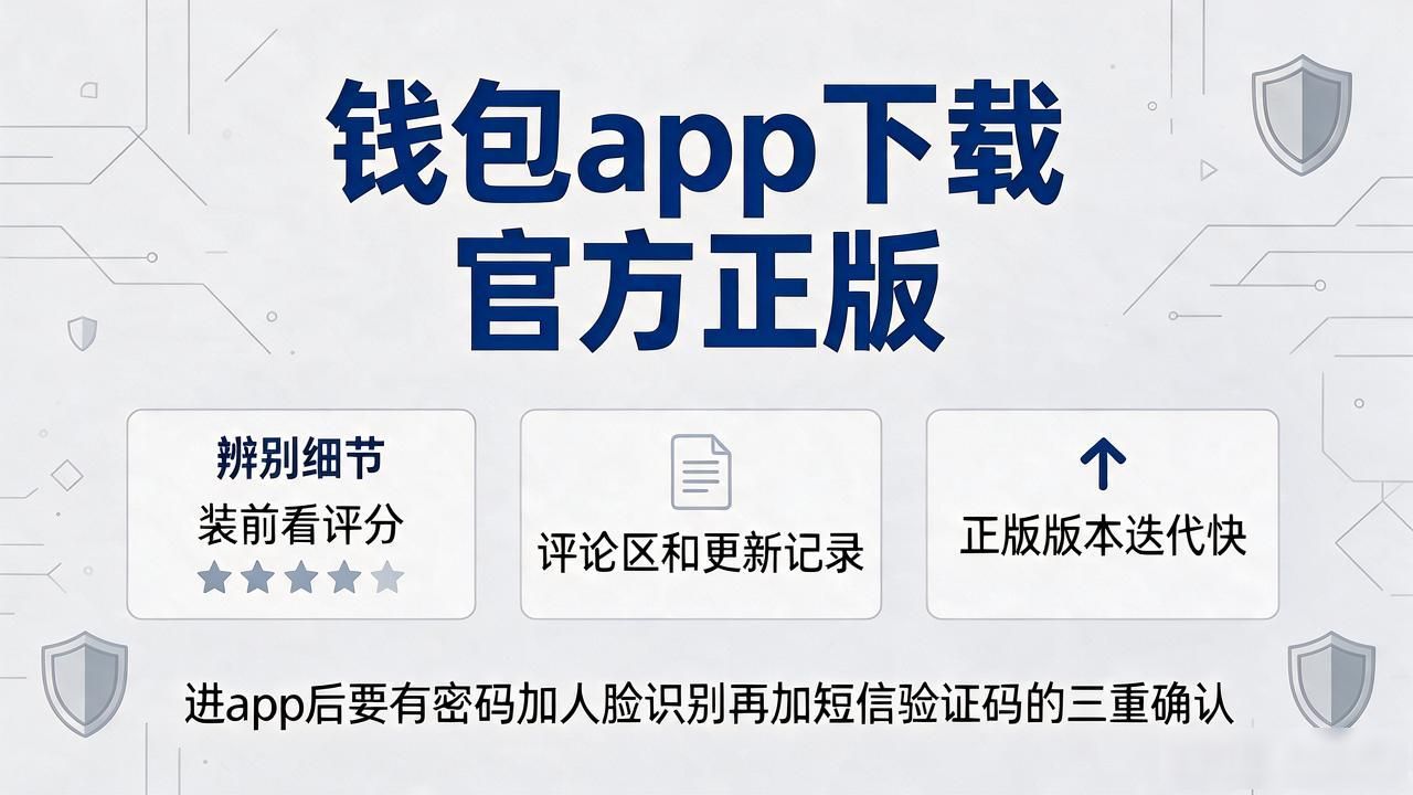 钱包app下载官方正版，这几个入口和辨别细节建议看完再动手