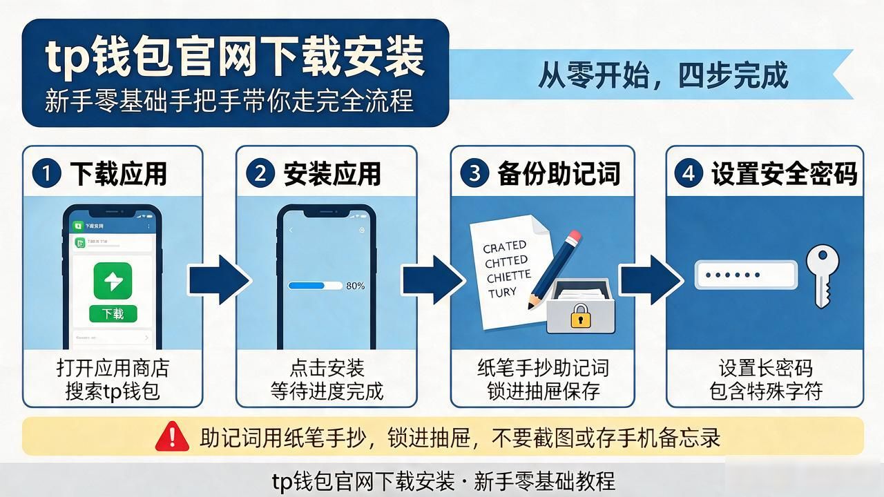 tp钱包官网下载安装，新手零基础手把手带你走完全流程