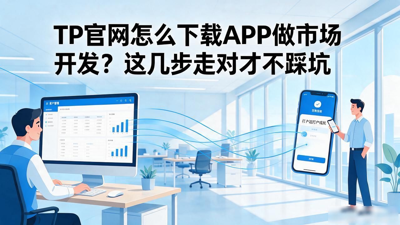 TP官网怎么下载APP做市场开发?这几步走对才不踩坑
