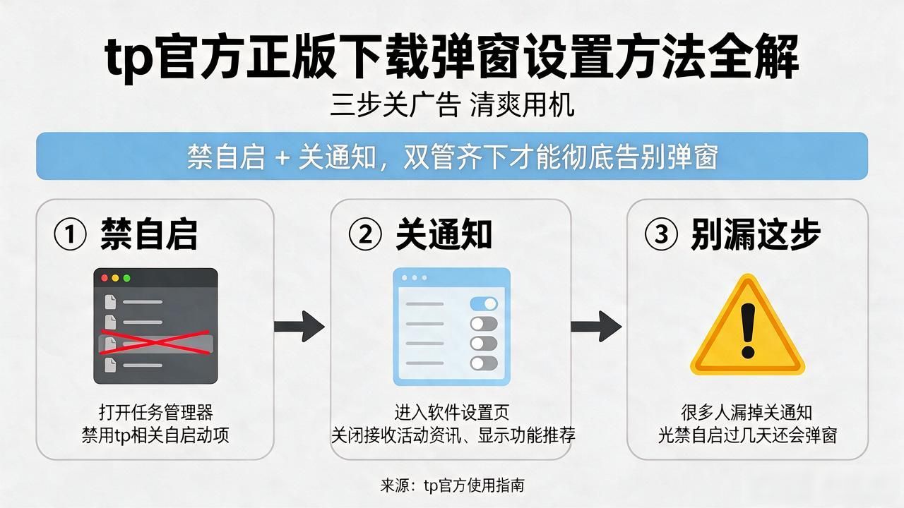 tp官方正版下载弹窗设置方法全解，三步关广告清爽用机