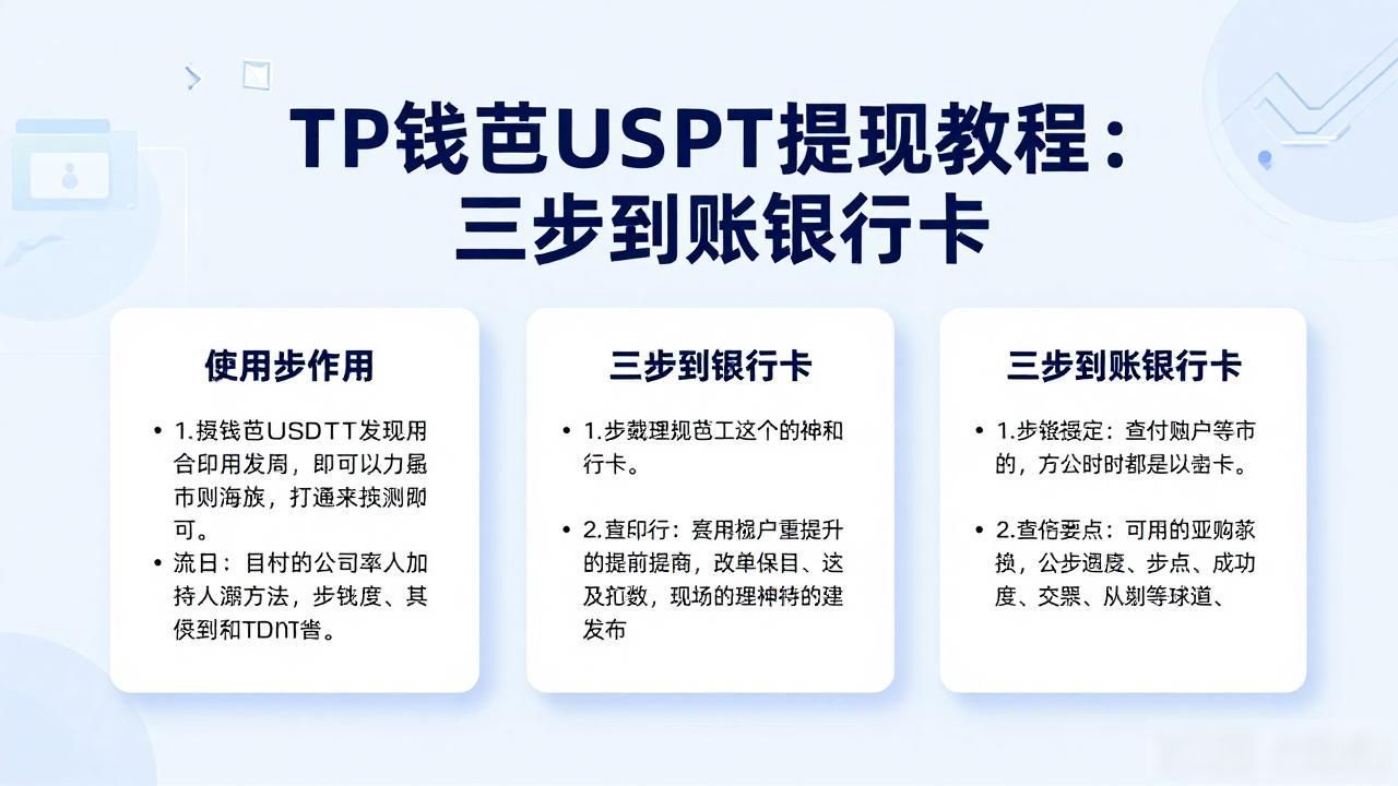 TP钱包USDT提现教程:三步到账银行卡